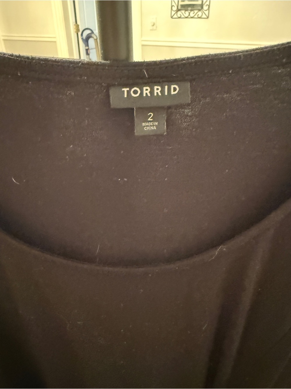 🖤 Everyday Comfort! Torrid Super Soft Tie-Front Mini Dress 👗 - Picture 2 of 3